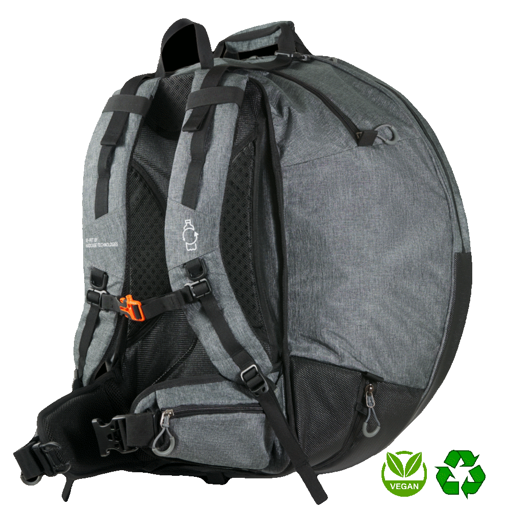 Handpan backpack ST-H03 Custom your size total armoured with pocket bag case 